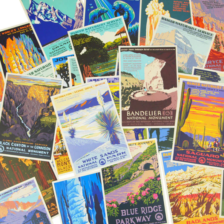 WPA Complete National Park Postcards - Set of 58
