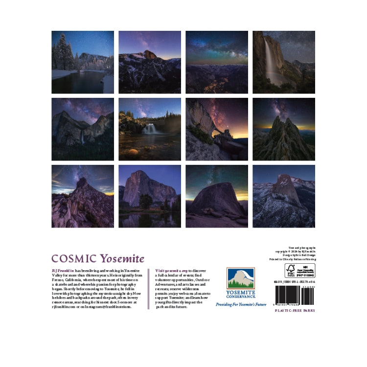 Yosemite Under the Stars 2027 Calendar