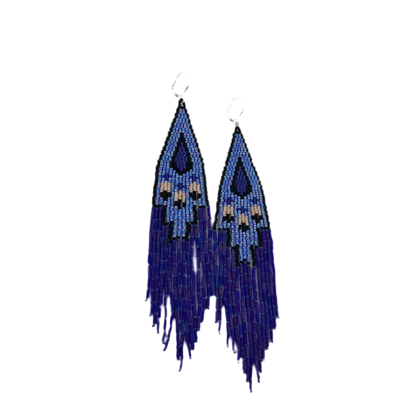 Large Beaded 4 to 6 Inch Earrings - 120