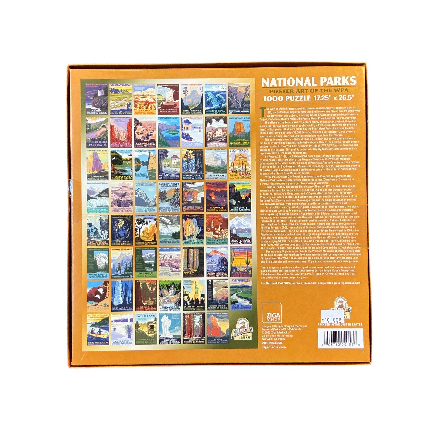 WPA National Parks Puzzle