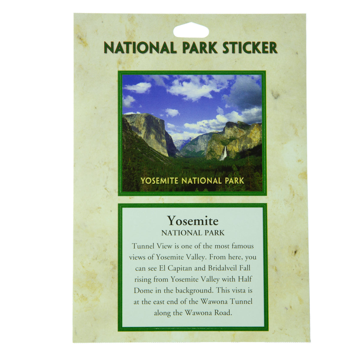 Tunnel View Passport Sticker – Yosemite Conservancy
