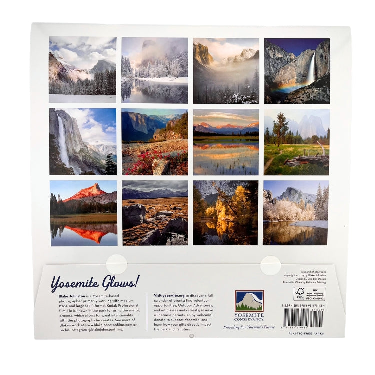 Analog Yosemite 2026 Calendar