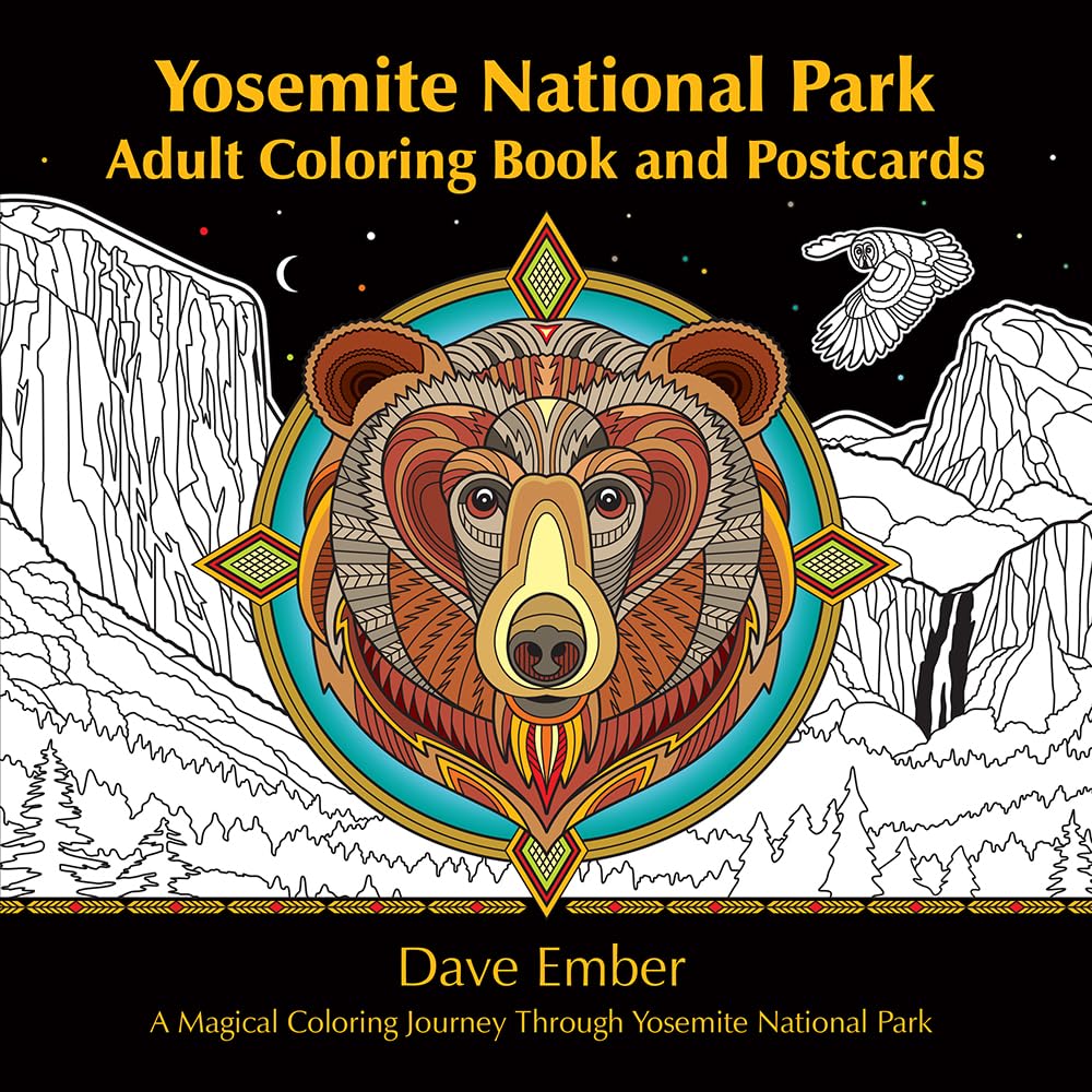 Yosemite Adult Coloring Book