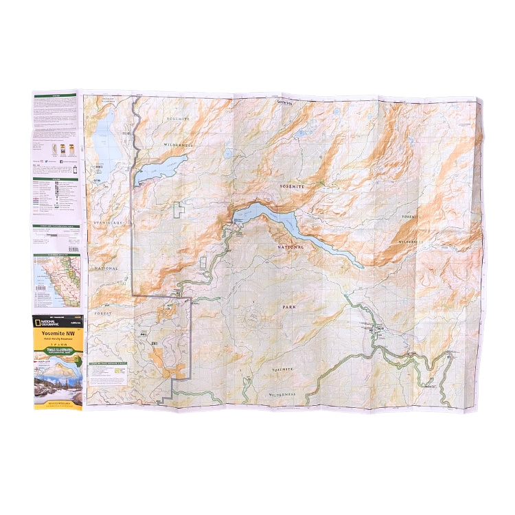Yosemite NW Trails Illustrated: Hetch Hetchy Reservoir Topographical Map