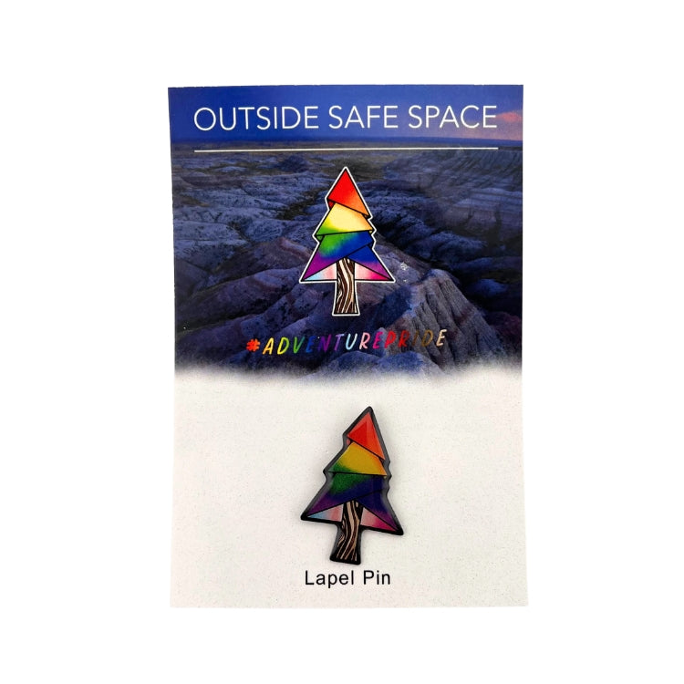 Outside Safe Space Lapel Pin
