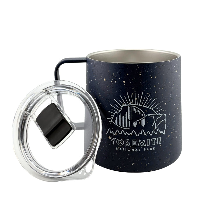 Tidal Blue Speckle Camp Cup - 12oz