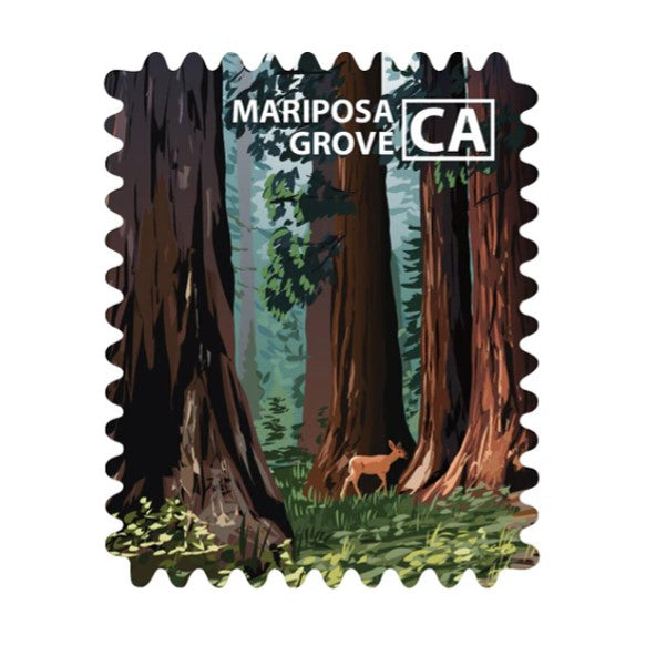 Travel Stamp: Mariposa Grove