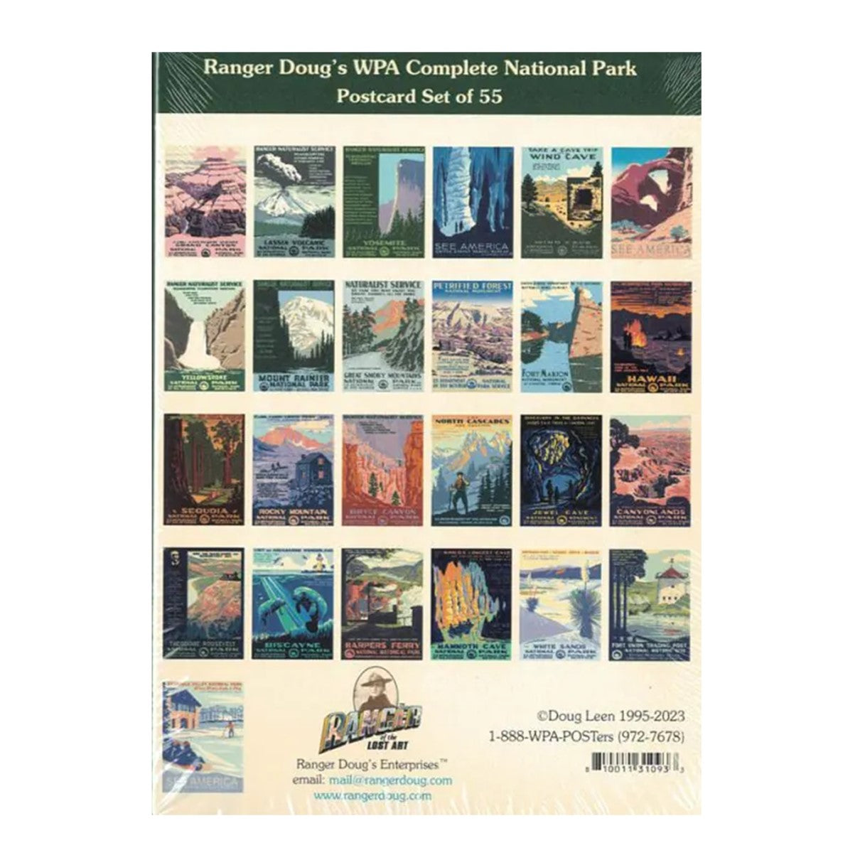 WPA Complete National Park Postcards - Set of 58
