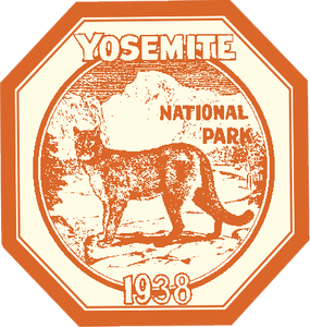 WPA Historic Yosemite Sticker