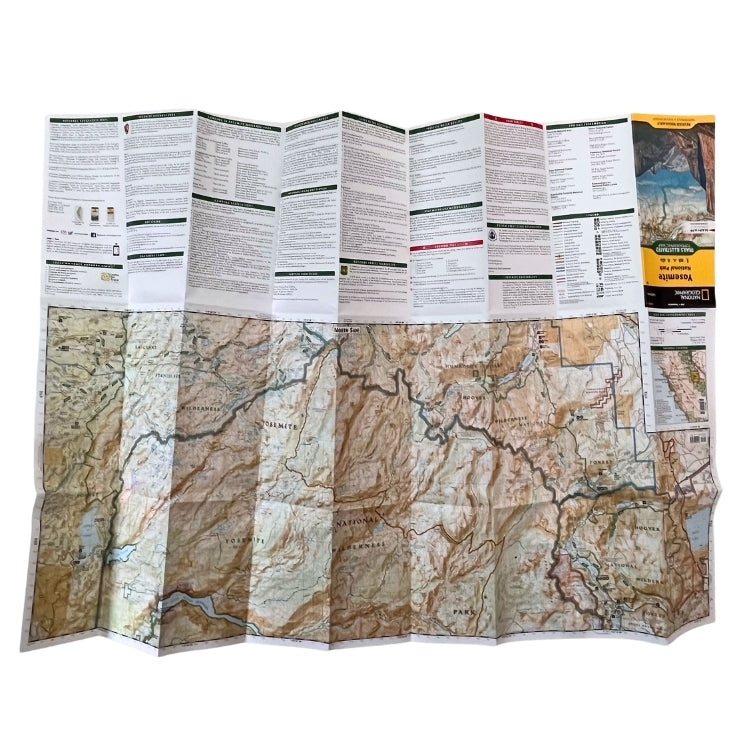 Yosemite National Park Trails Illustrated