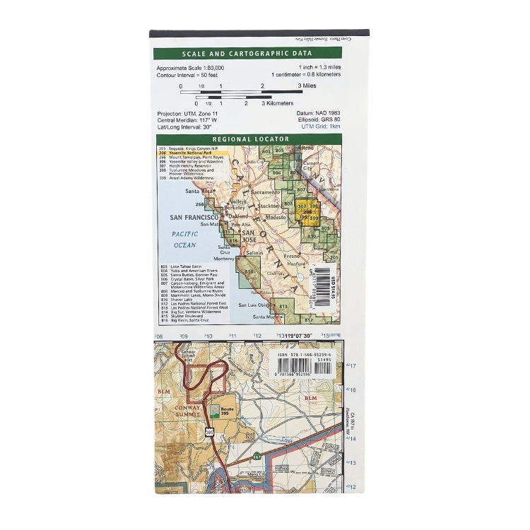 Yosemite National Park Trails Illustrated