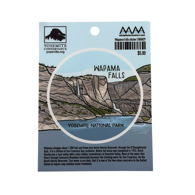 Wapama Falls Sticker