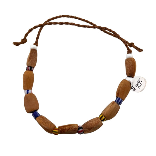 Beaded Pinenut Bracelet - 25