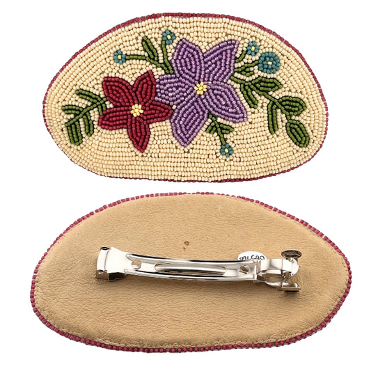Extra Large Beaded Barrette - 125