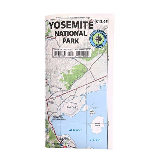 Tom Harrison Yosemite National Park Map - 2026