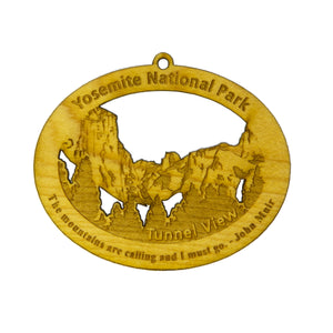 Wooden Tunnel View Ornament