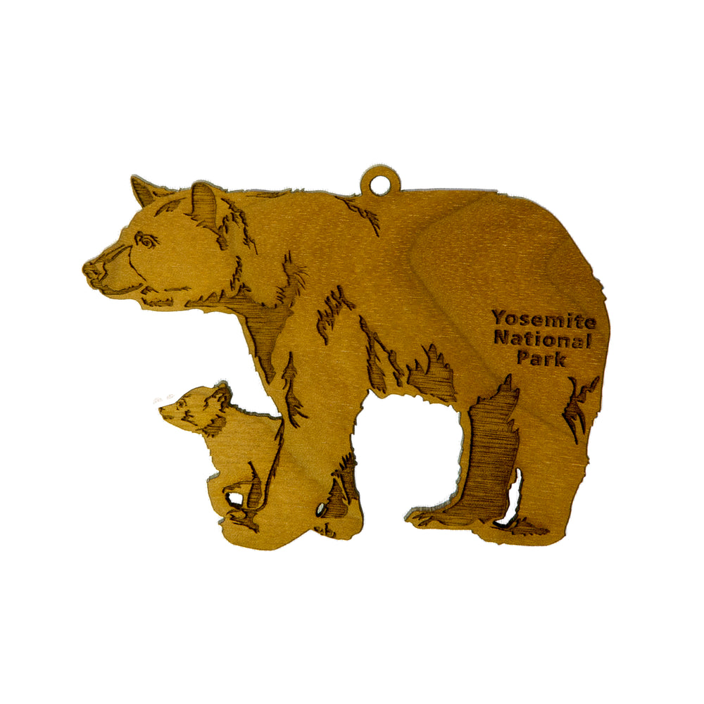 Wooden Bear Ornament