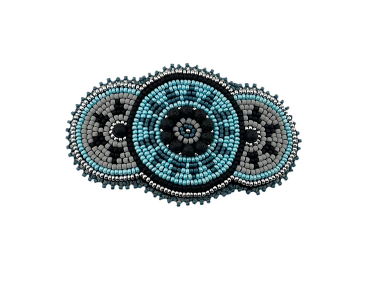 Large Beaded Barrette - 90