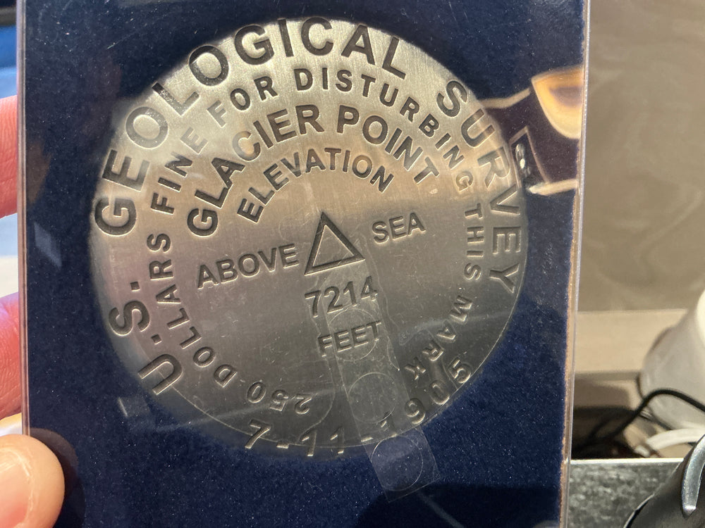 Glacier Point Benchmark Paperweight