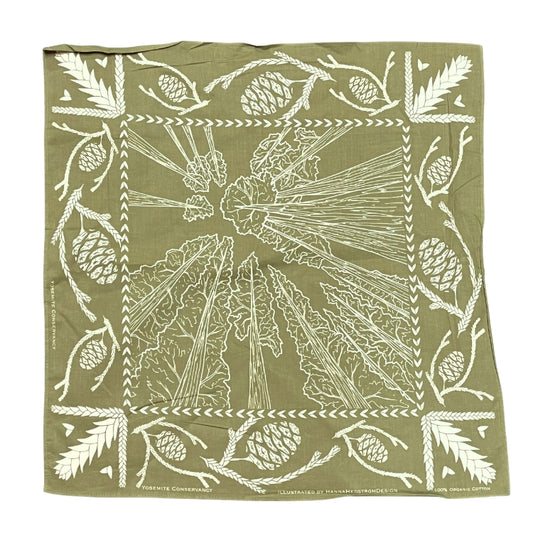 Mariposa Grove Bandana - Olive
