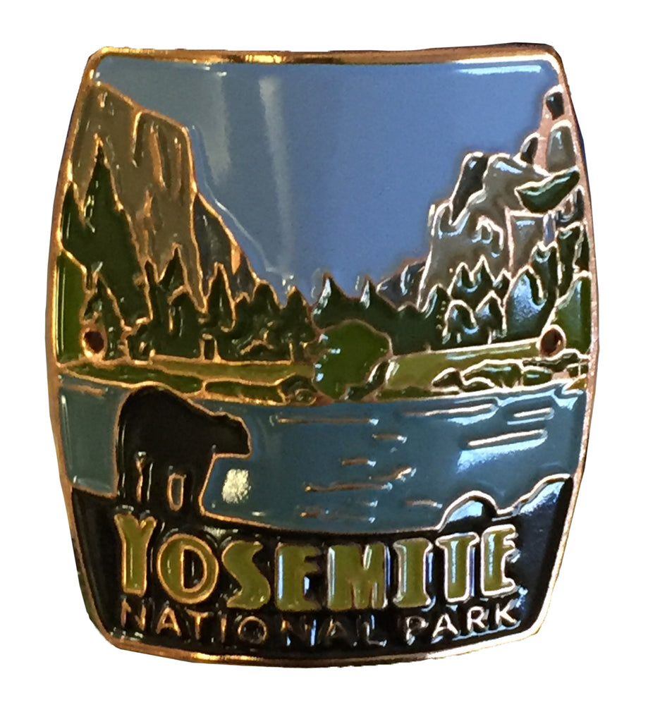 Yosemite Bear Hiking Medallion