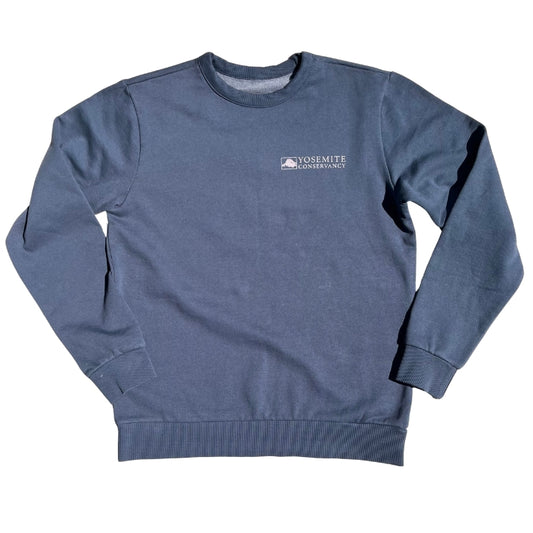 Yosemite Conservancy Fleece Crew - Steel Blue