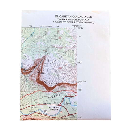 El Capitan 7.5M Quad Map