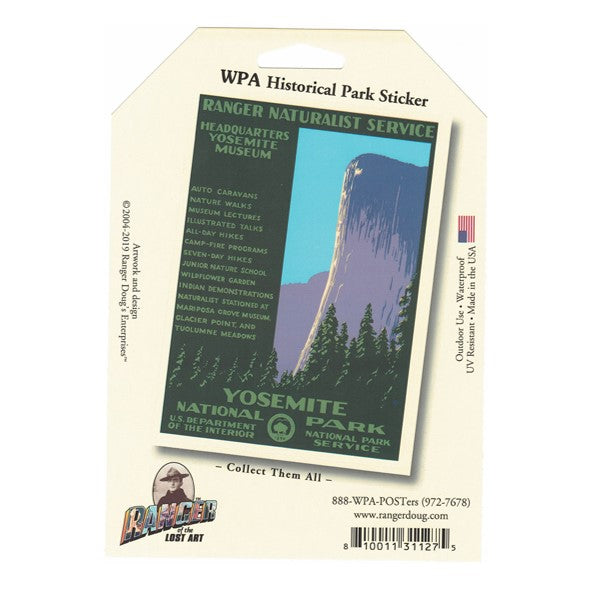 El Capitan WPA Park Sticker