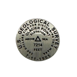 Glacier Point Benchmark Pin