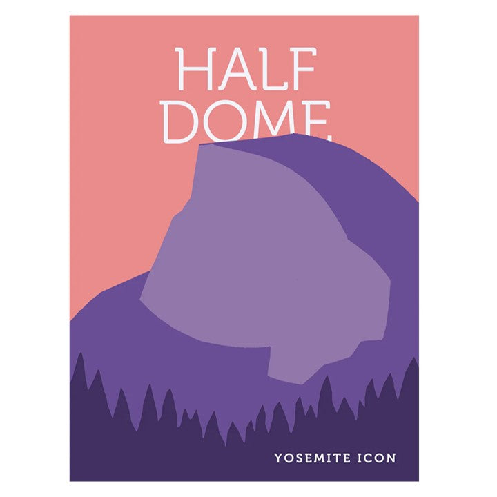 Half Dome Icon Print