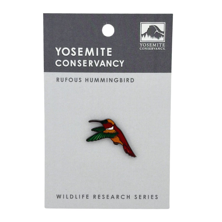 Rufous Hummingbird Pin