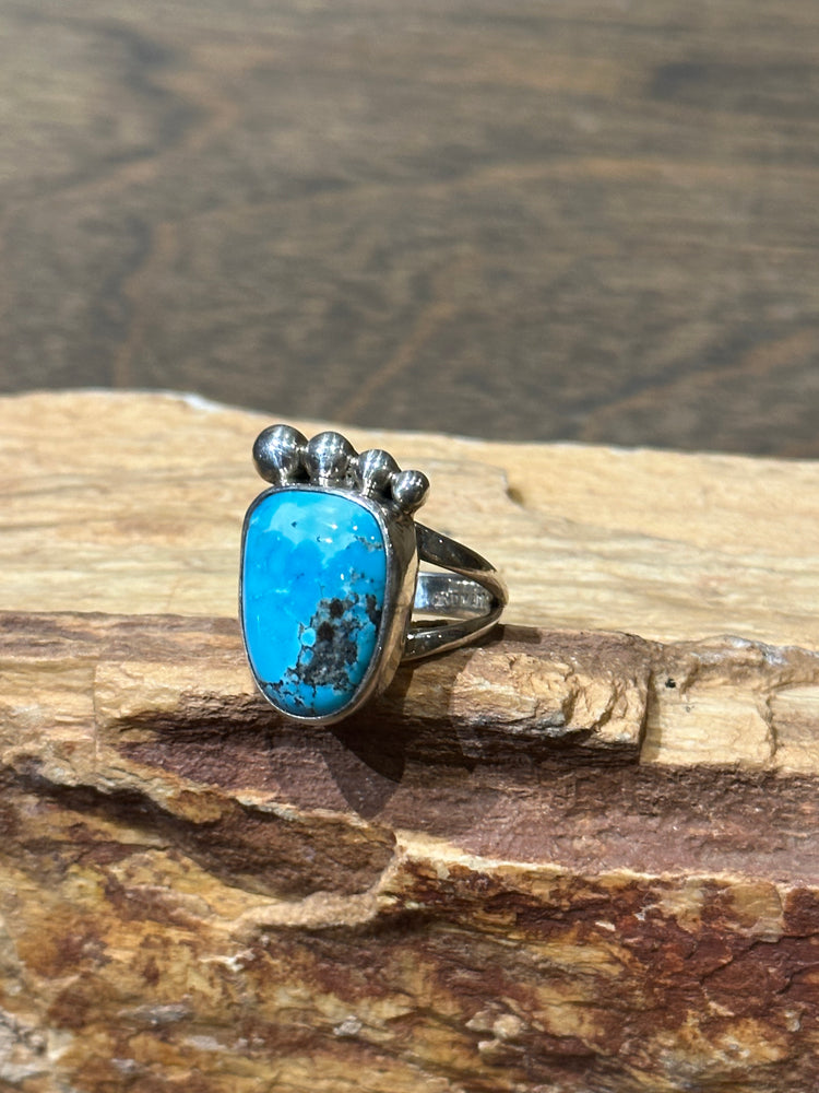 Sterling Silver Turquoise Foot Ring