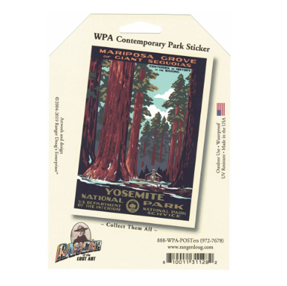 Mariposa Grove WPA Park Sticker