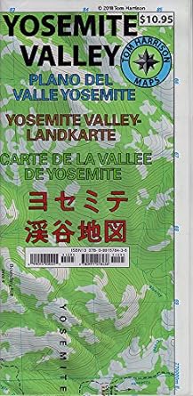 Yosemite Valley Multi Language Map