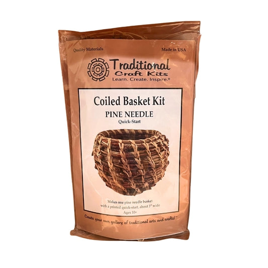 Pine Needle Round Basket Kit