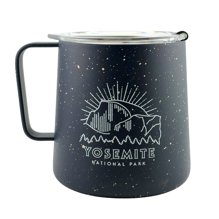 Tidal Blue Speckle Camp Cup - 12oz