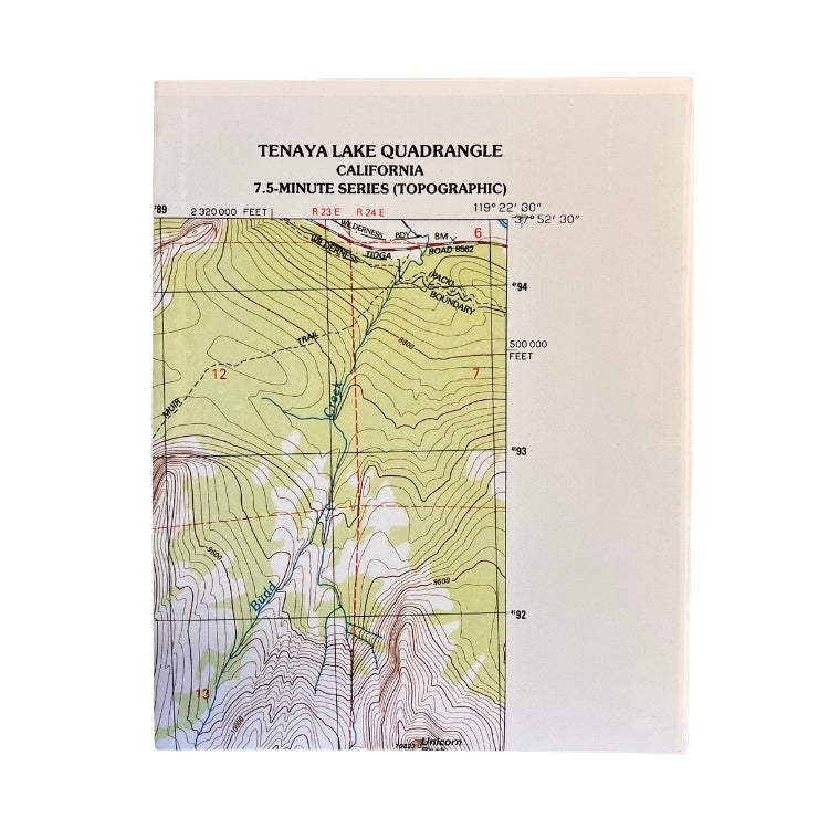 Tenaya Lake 7.5M Quad Map