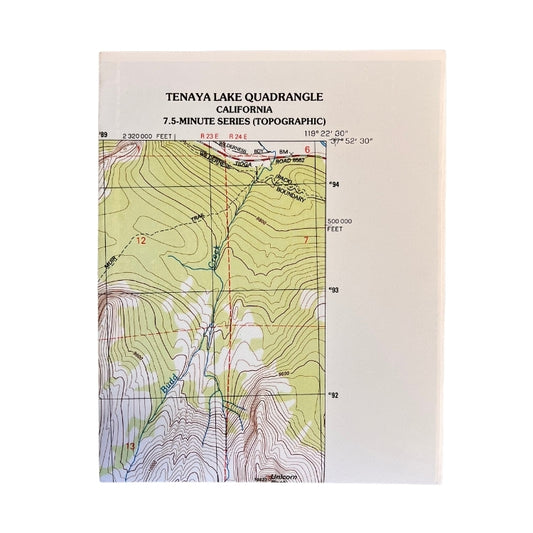 Tenaya Lake 7.5M Quad Map