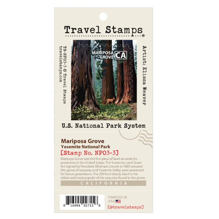 Travel Stamp: Mariposa Grove