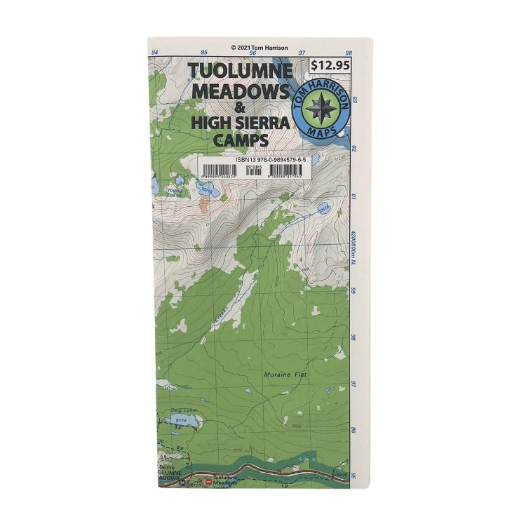 Tuolumne Meadows & High Sierra Camp Loop Trail Map