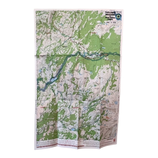 Tuolumne Meadows & High Sierra Camp Loop Trail Map