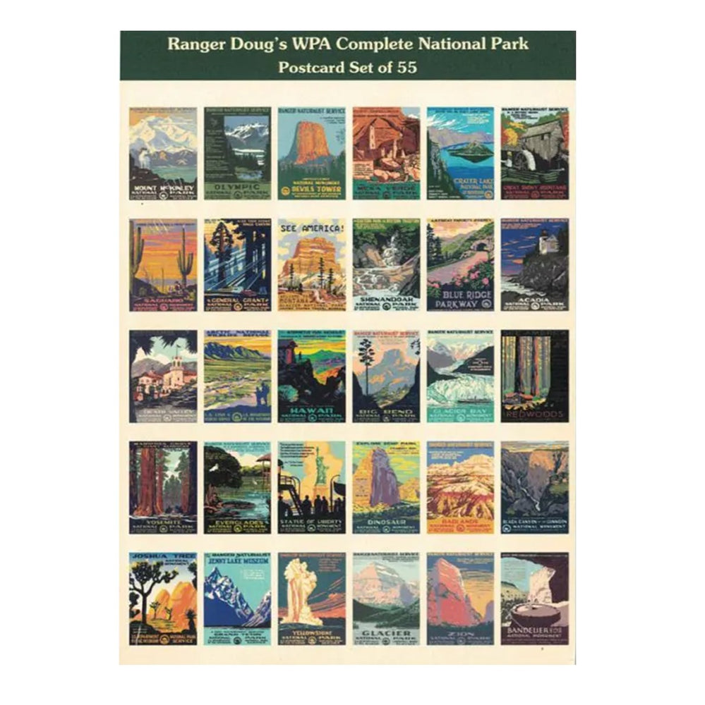 WPA Complete National Park Postcards - Set of 55