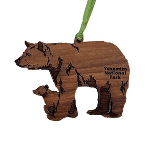 Wooden Bear Ornament