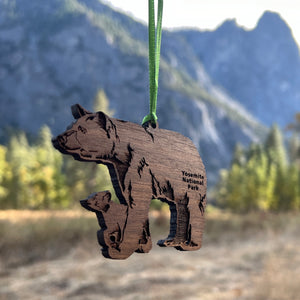 Wooden Bear Ornament