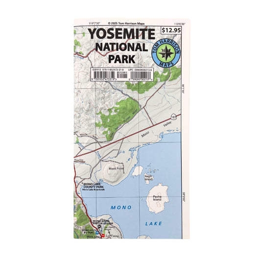 Tom Harrison Yosemite National Park Map