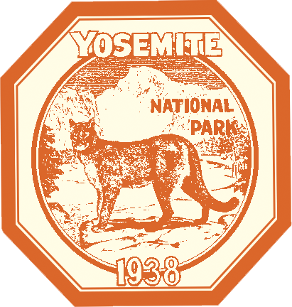 WPA Historic Yosemite Sticker