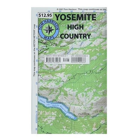 Yosemite High Country Map