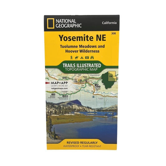 Yosemite NE Trails Illustrated: Tuolumne Meadows & Hoover Wilderness Topo Map