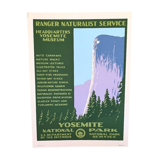 Yosemite National Park WPA Poster
