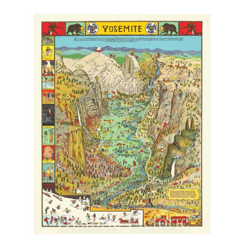 Yosemite Valley by Jo Mora Puzzle